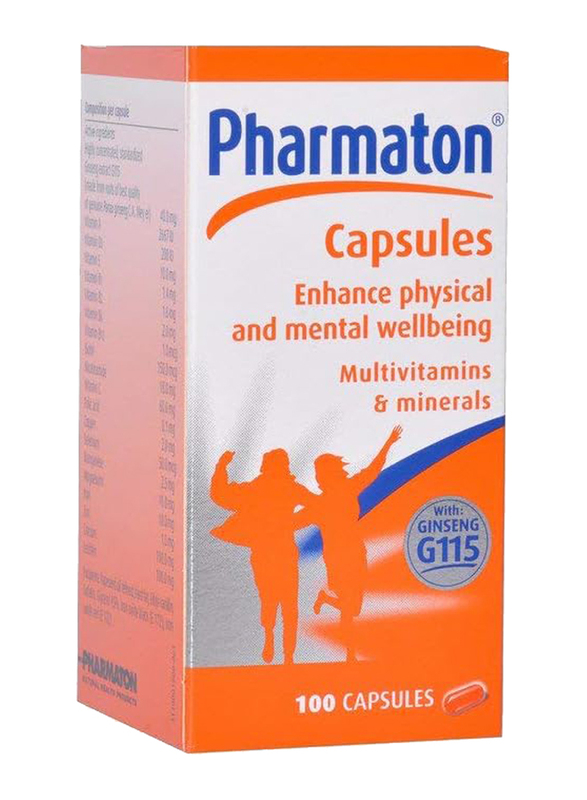 

Pharmaton Enhance Physical and Mental Wellbeing, 100 Capsules