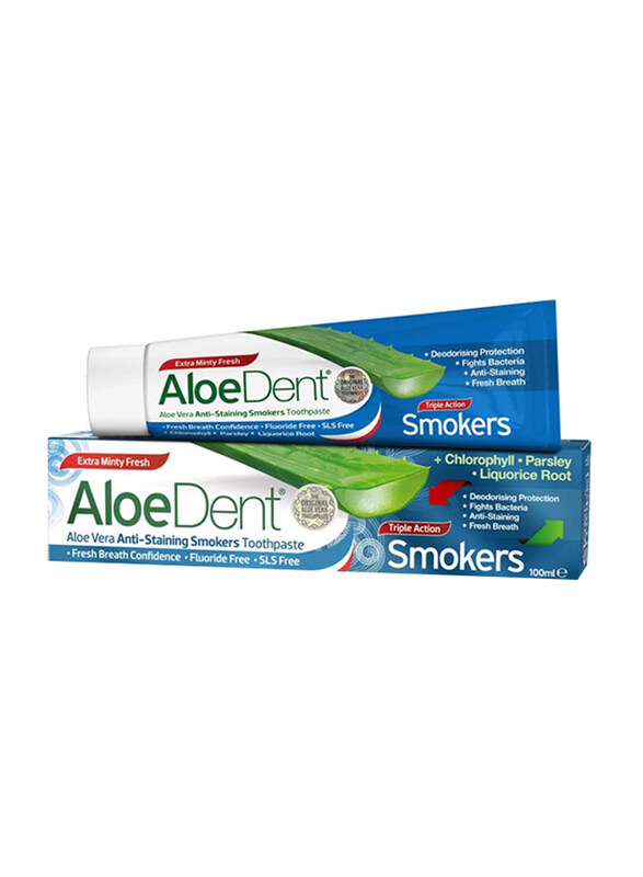 

Aloe Dent Anti-Staining Smokers Toothpaste, 100ml