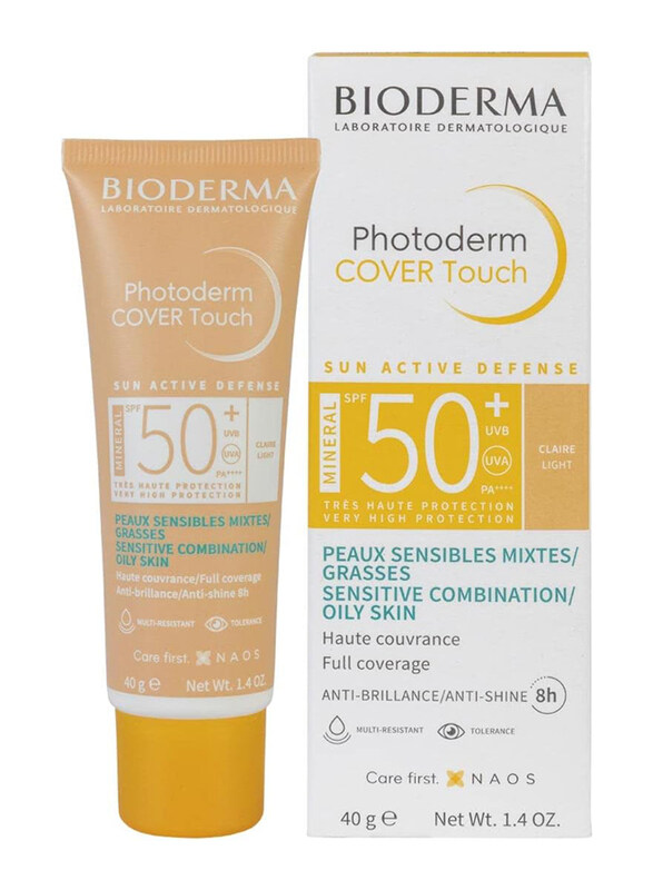 

Bioderma Photoderm Cover Touch Spf 50+ High Coverage Mineral Sunscreen, 40gm