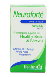 Health Aid NeuroForte Amino Acid & B Vitamin Complex, 30 Tablets