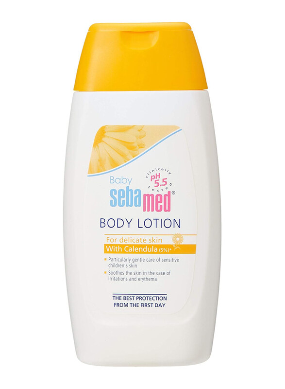 

Sebamed 200ml Body Lotion with Calendula for Babies, Multicolour