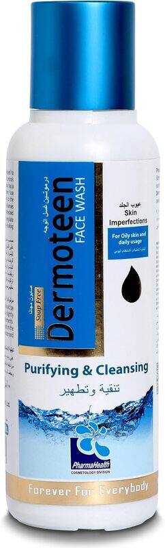 

Pharma Health Dermoteen Anti Acne Face Wash, 100ml, Clears Acne and Reduces Oiliness, Gentle on Skin