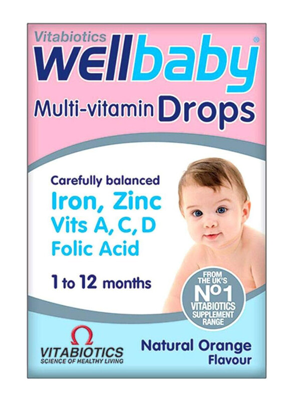 

Vitabiotics Wellkid Multivitamin Baby Drops, 30ml