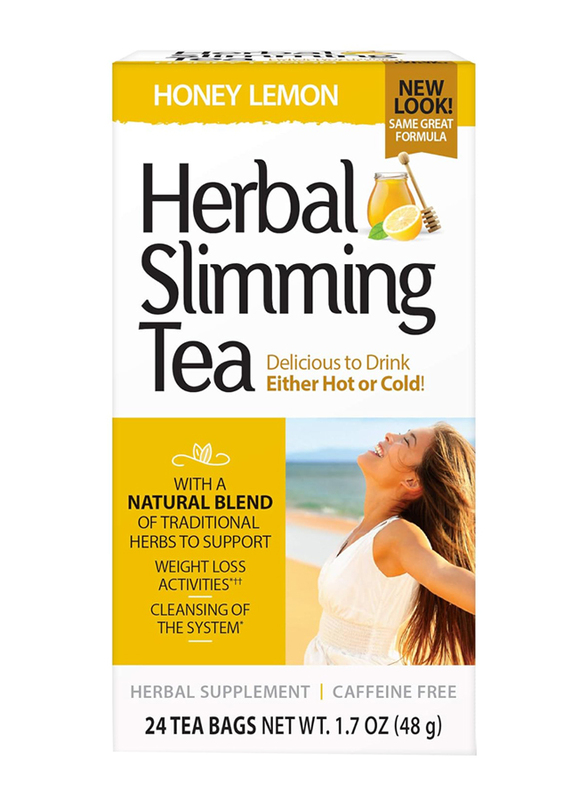 21St Century Herbal Slimming Honey Lemon Tea, 24 Tea Bags