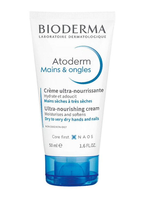 

Bioderma Atoderm Hands & Nail Ultra Repairing Soothing Cream for Normal to Dry Skin, 50ml