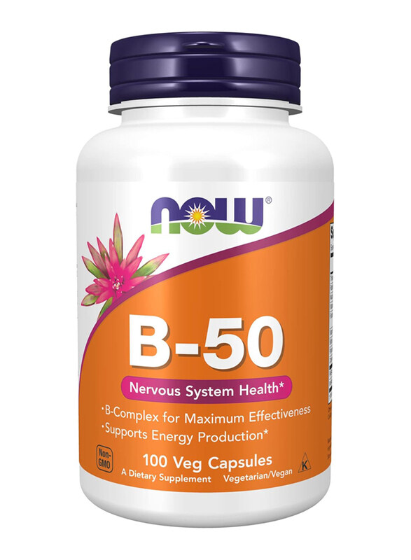 

Now Foods Vitamin B, 50 Mg, 100 Veg Capsules