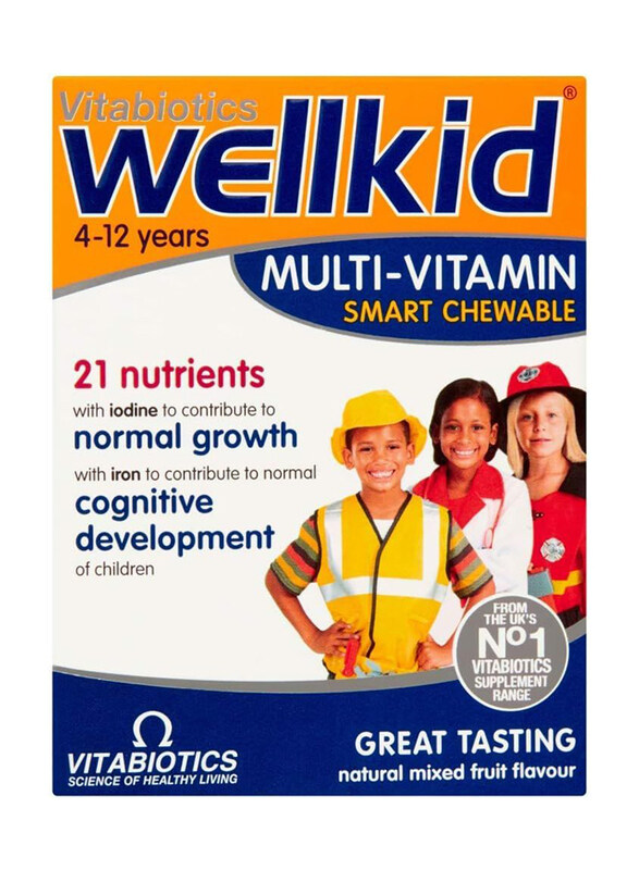 

Vitabiotics Wellkid Smart Chewables, 30 Tablets