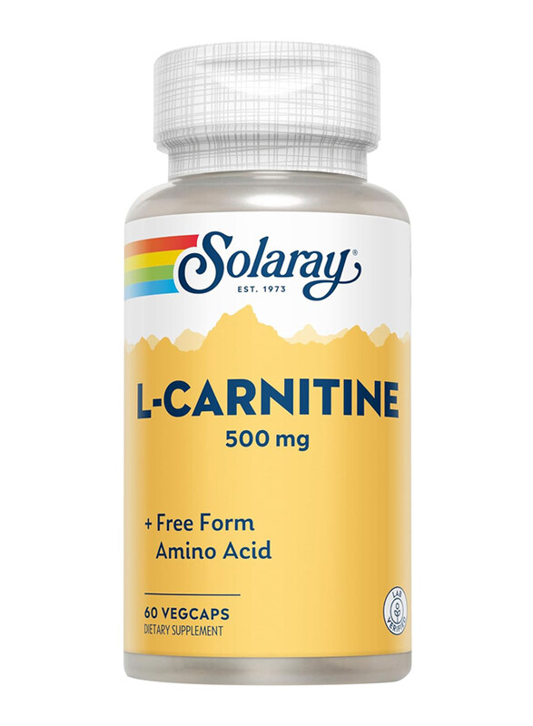 

Solaray L-Carnitine, 500mg, 60 Capsules
