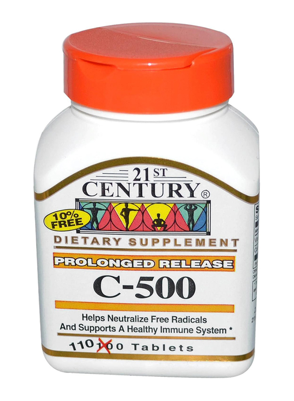 21St Century C-500 Mg Prolonged Release, 110 Tablets