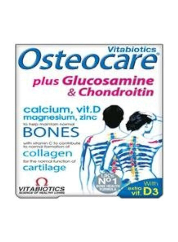

Vitabiotics Osteocare Plus Glucosamine and Chondroitin Tablets, 60 Tablets