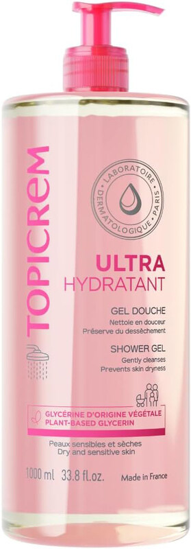 

Topicrem Ultra Hydrant Essentials Gentle Cleansing Shower Gel for Body & Hair, 500ml