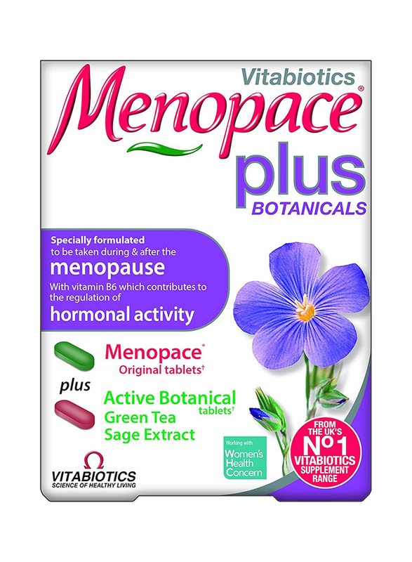 Vitabiotics Menopace Plus, 56 Tablets