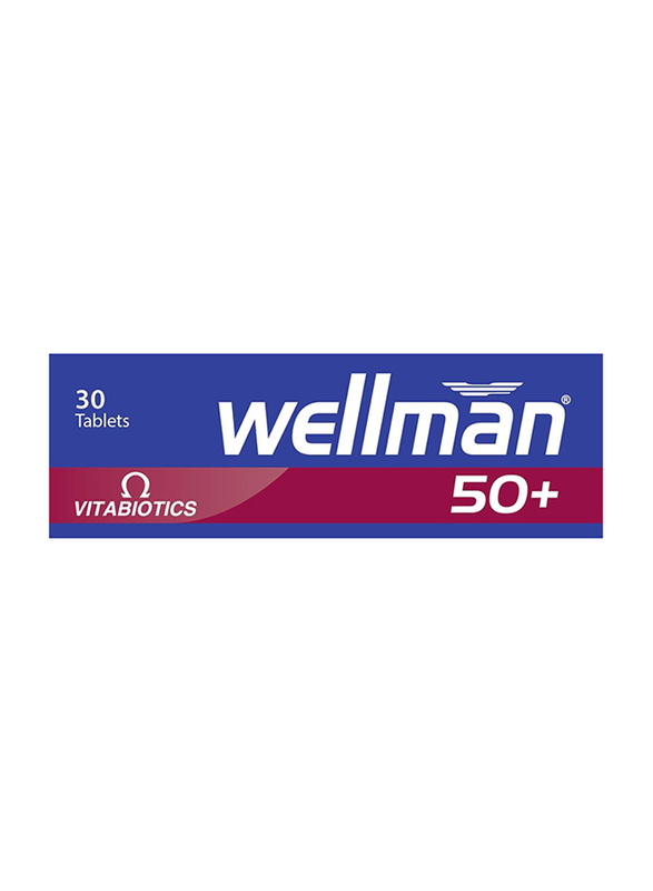 Vitabiotics Wellman 50+, 30 Tablets