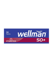 Vitabiotics Wellman 50+, 30 Tablets