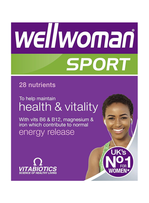 

Vitabiotics Wellwoman Sport, 30 Tablets