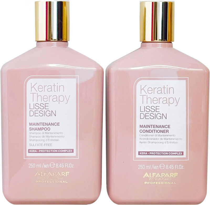 

AlfaParf Milano Lisse Design Keratin Therapy Shampoo & Conditioner Set, 2 Pieces x 250ml