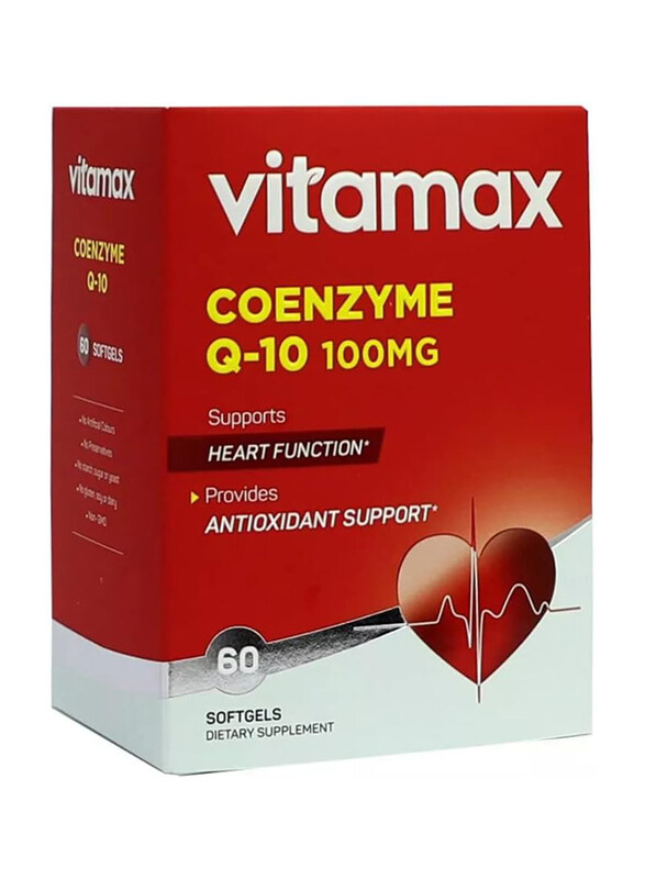 

Vitamax Coenzyme Q10, 100mg, 30 Softgels