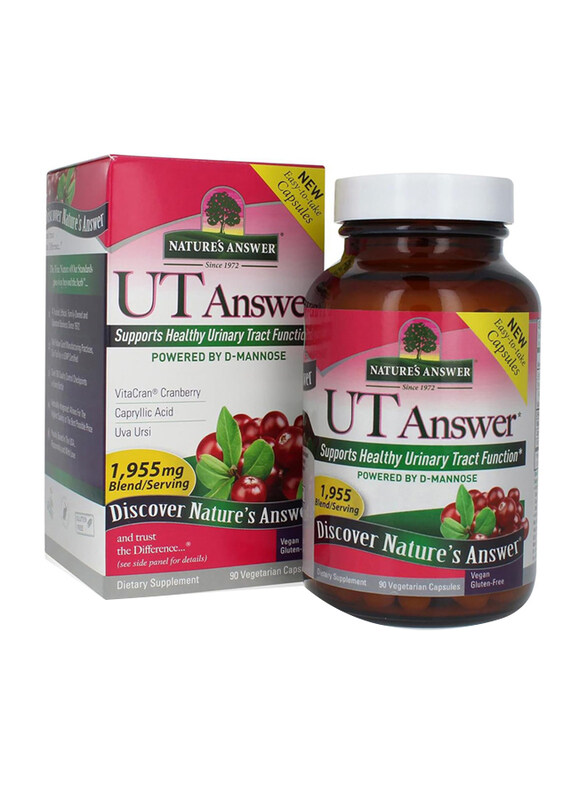

Nature's Answer Ut Vegetarian Capsules, 1955mg, 90 Capsules