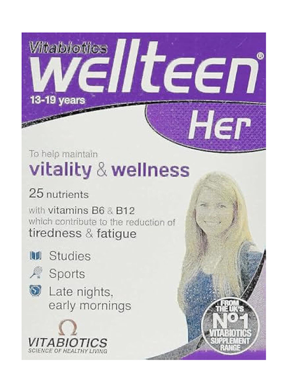 Vitabiotics Wellteen Her, 30 Tablets