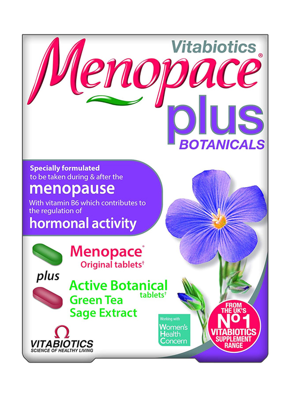 Vitabiotics Menopace Plus, 56 Tablets