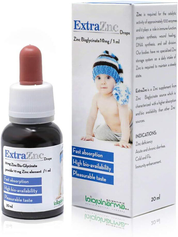 

ExtraZnc Drops Bis-Glycinate, Oral Zinc Drops, 10mg, 20ml