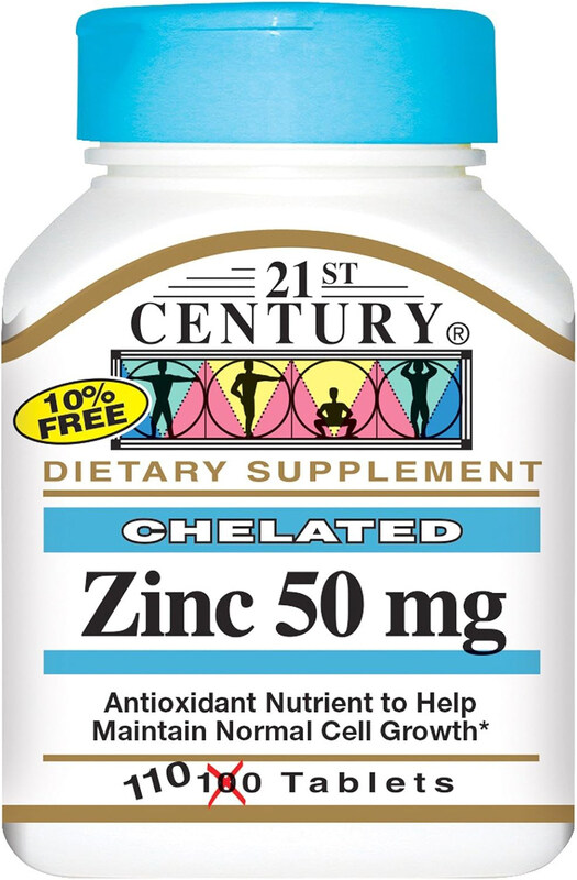

21St Century Zinc, 50mg, 110 Tablets