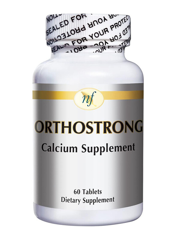

Natural Fervor Orthostrong Calcium Supplement, 60 Tablets
