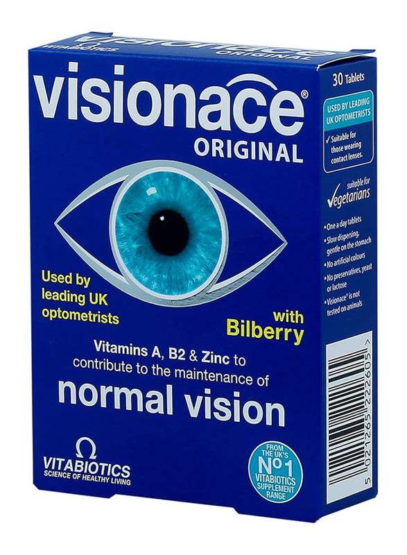 Vitabiotics Visionace Original Normal Vision, 30 Tablets