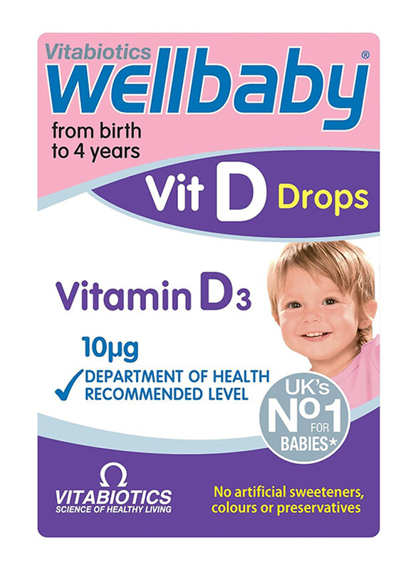 

Vitabiotics Wellbaby Vitamin D Drops, 30ml