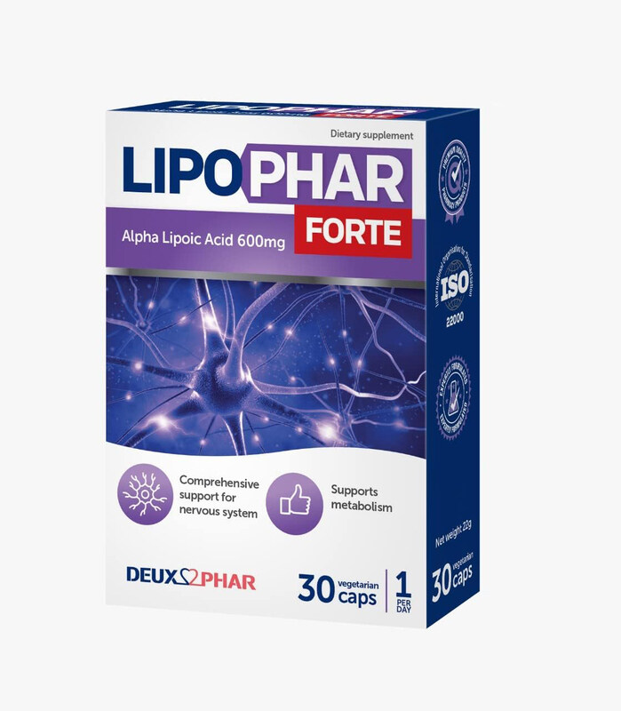 

Deuxphar LipoPhar Forte, 30 Capsules