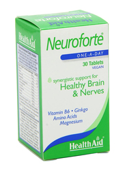 Health Aid NeuroForte Amino Acid & B Vitamin Complex, 30 Tablets