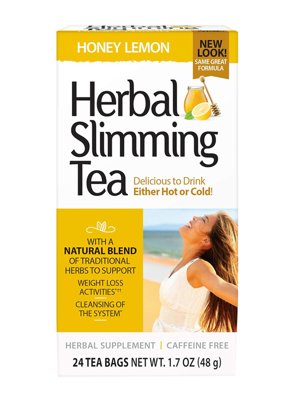 21St Century Herbal Slimming Honey Lemon Tea, 24 Tea Bags