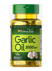 Puritan's Pride Garlic Oil Rapid Release, 1000mg, 100 Softgels