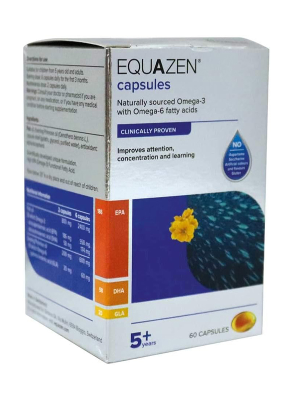 

Equazen Omega 6 Fatty Acids, 60 Capsules