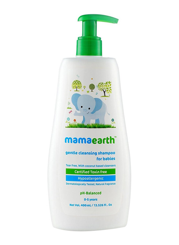 

Mamaearth 400ml Gentle Cleansing Shampoo for Babies, Multicolour