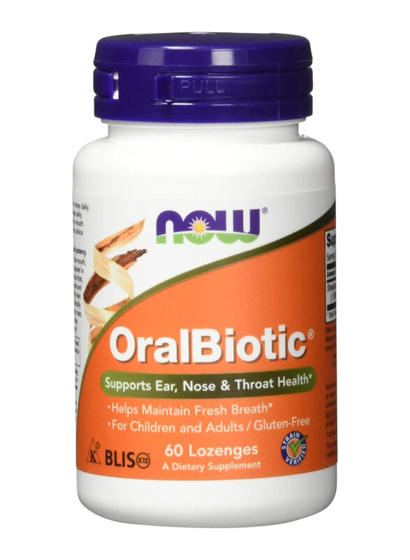 

Now Foods Oral Biotic Dietary Supplement, 60 Lozenges