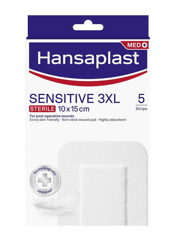 

Hansaplast Sterile Sensitive Plaster 3XL Strips, 5 Pieces