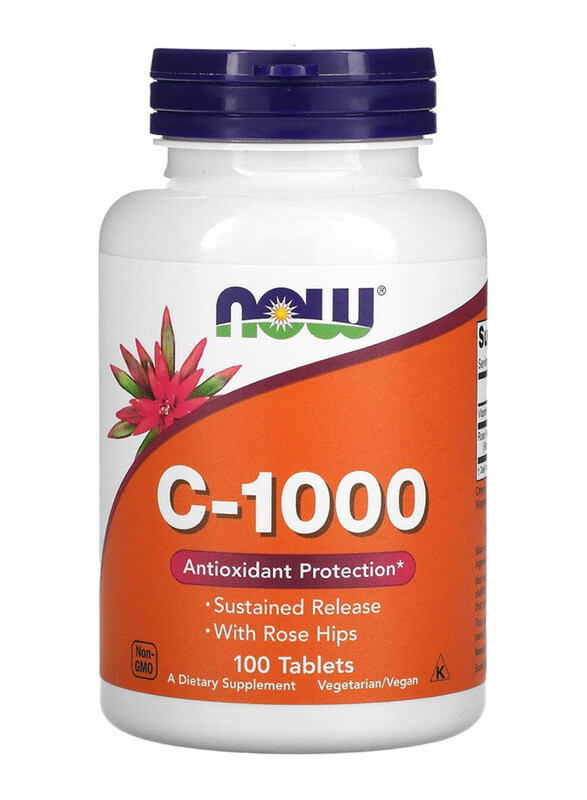 

Now Foods Vitamin C-1000 With Rose Hips Susteined Release, 100 Tablets