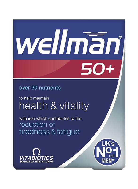 

Vitabiotics Wellman 50+, 30 Capsules