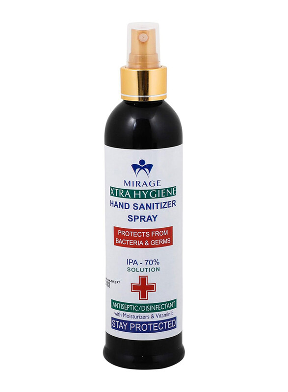 

Mirage Xtra Hygiene Hand Sanitizer Spray, 250ml