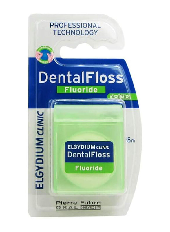 

Elgydium Fluoride Pierre Fabre Cool Mint Flavor Dental Floss, 35m