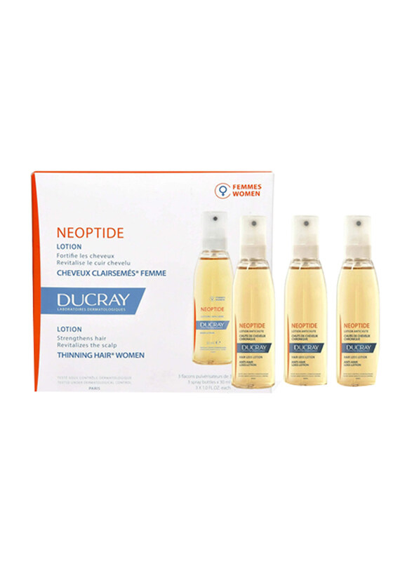 

Ducray Neoptide Anti Hair Loss Treatment Lotion for All Hair Type, 30ml, 3 Piece