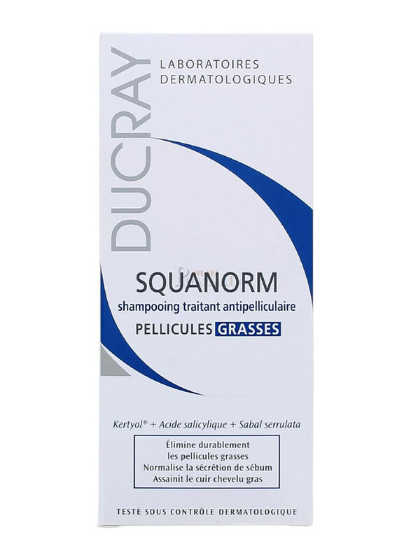 

Ducray Squanorm Oily Anti Dandruff Shampoo for All Hair Type, 200ml