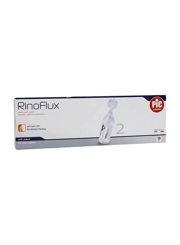 

Pic Rinoflux Sterile Saline Solution, 10 x 2ml