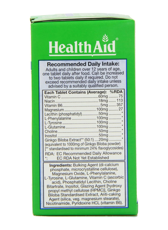 Health Aid NeuroForte Amino Acid & B Vitamin Complex, 30 Tablets