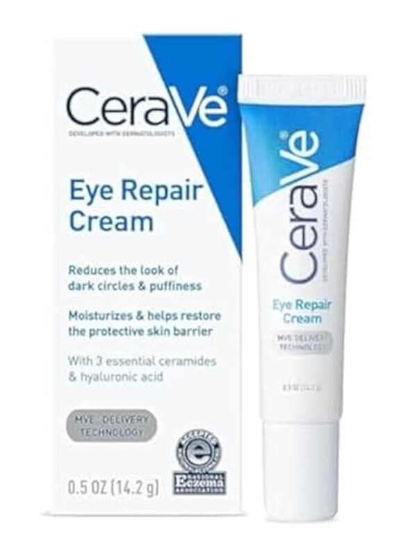 

Cerave Under Eye Cream for Dark Circles and Puffiness, 14.2gm