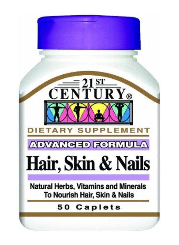 

21St Century Hair, Skin and Nails Vitamins, 2 x 50 Caplets