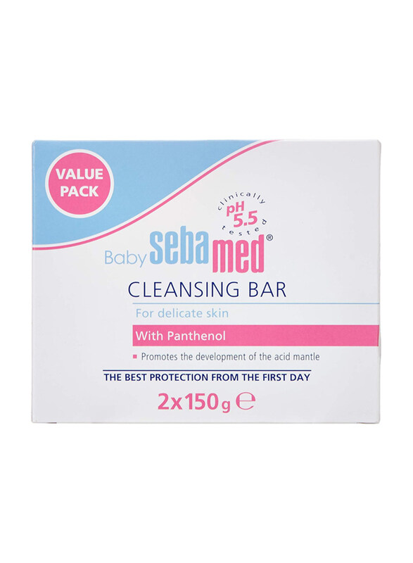 

Sebamed 2 x 150gm Cleansing Bar for Babies, Multicolour