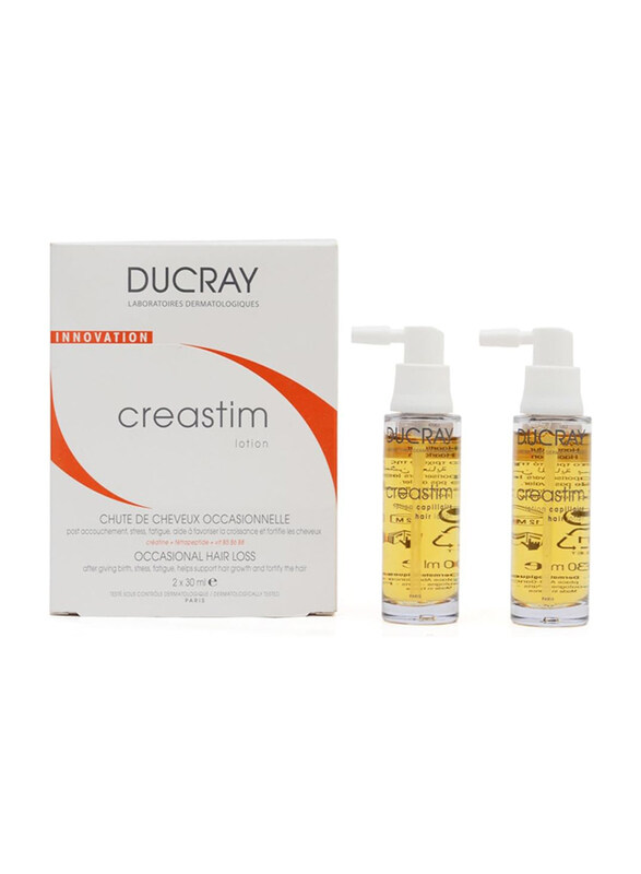 

Ducray Creastim Occasional Hair Loss Lotion for All Hai Type, 30ml, 2 Piece