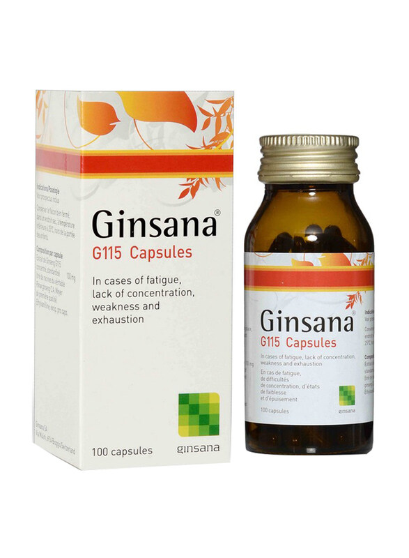 

Ginsana G115 Capsules to Enhance Physical Performance, 100 Capsules